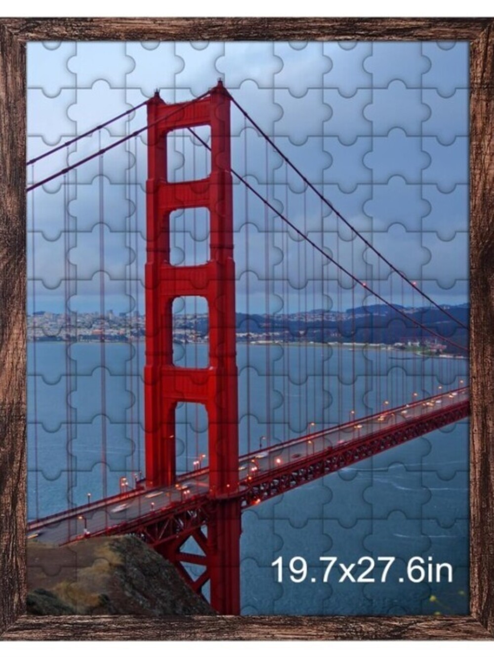 WALL FRAME-19.7X27.6-BROWN